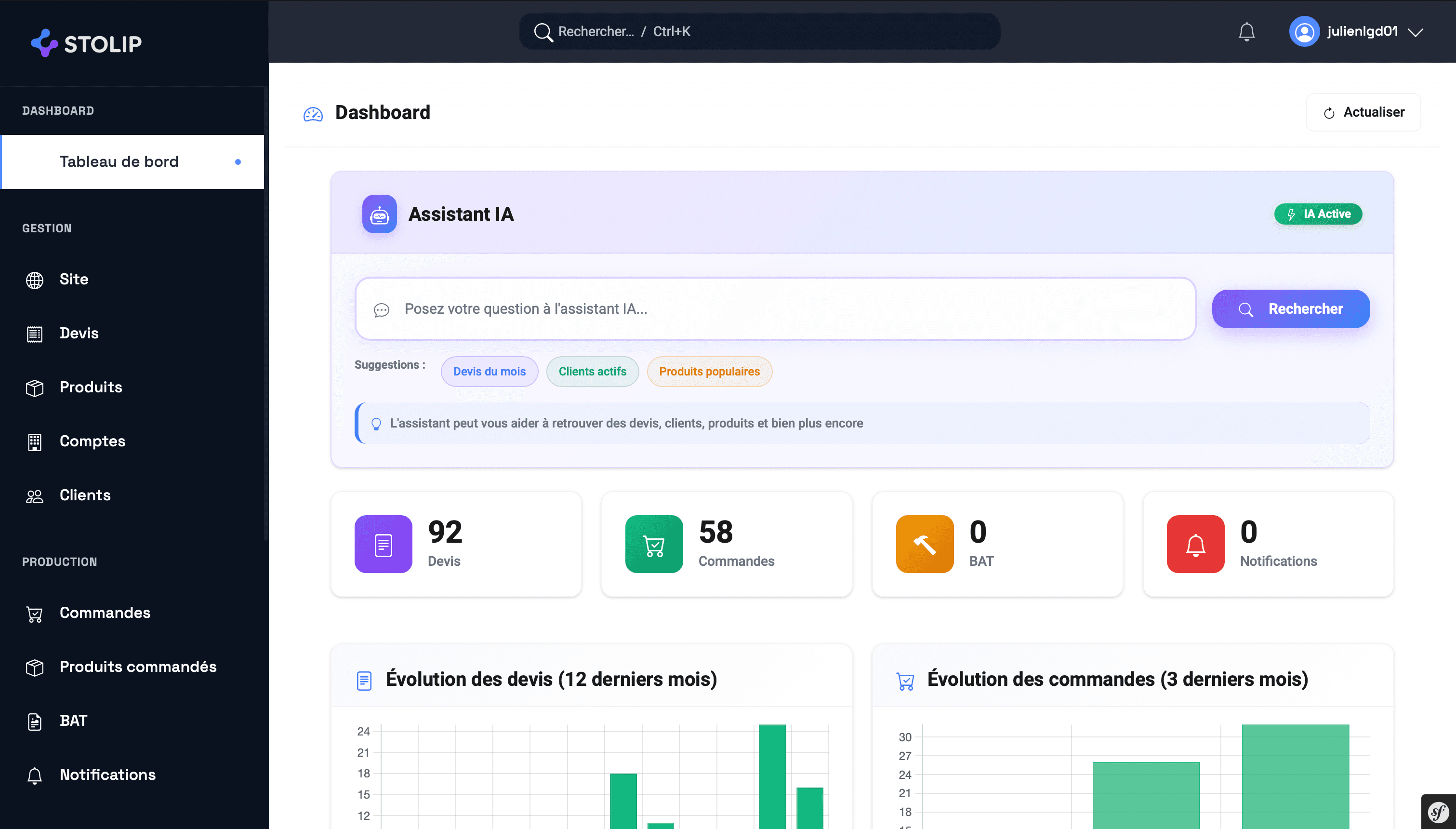 Application SaaS Symfony