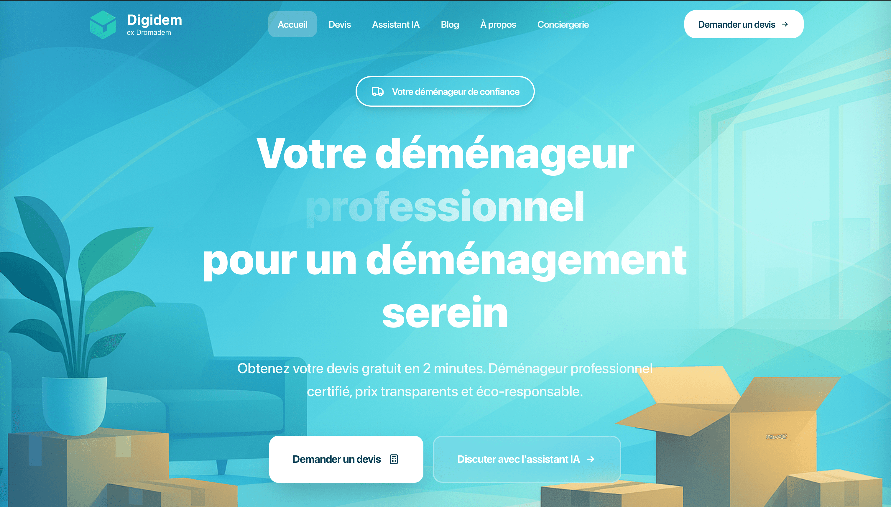 Site vitrine Next.js avec admin